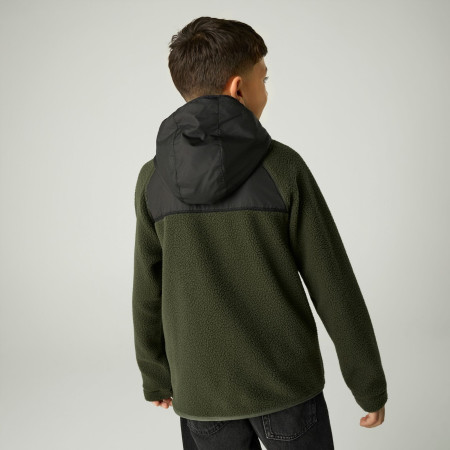 Sudadera para niños Regatta Munro Hybrid Jacket DarkKhak/Blk