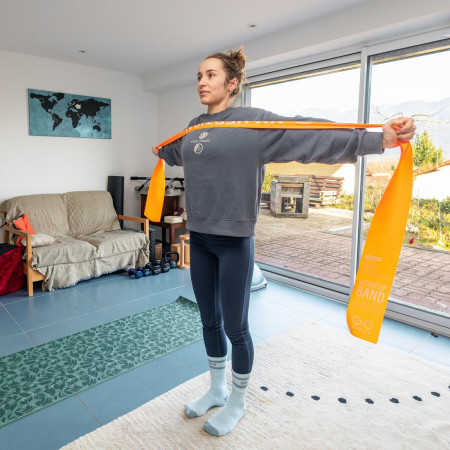 Banda elástica de musculación YY VERTICAL Warm Up Band Orange Hard