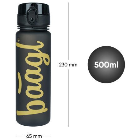 Botella para niños Baagl Botella de agua Tritan 500 ml