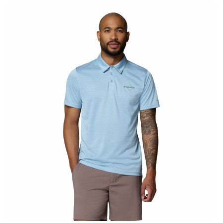 Camiseta de hombre Columbia Columbia Hike™ Polo azul Ripple Blue Heather