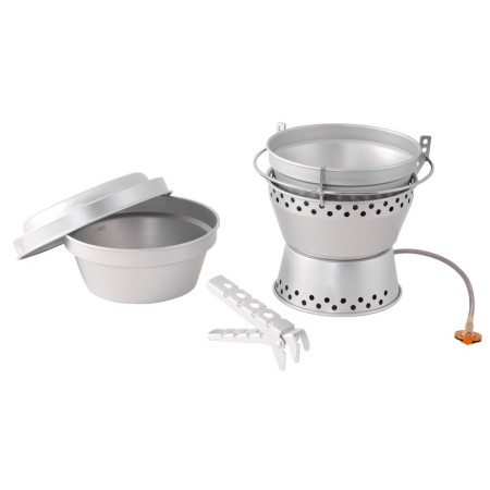 Juego de vajilla y fogón Easy Camp Storm Cooker & Stove set