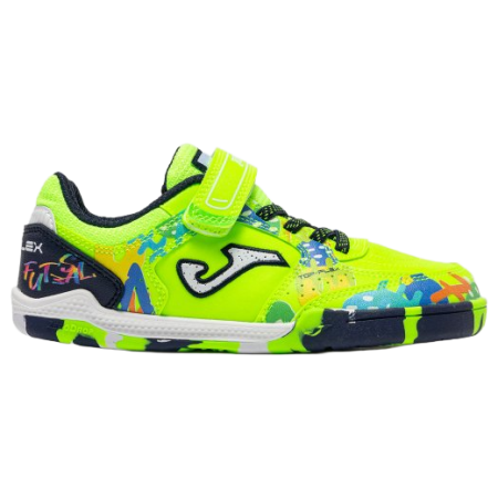 Calzado barefoot niño Joma Top Flex Barefoot Junior Fluor Green Indoor