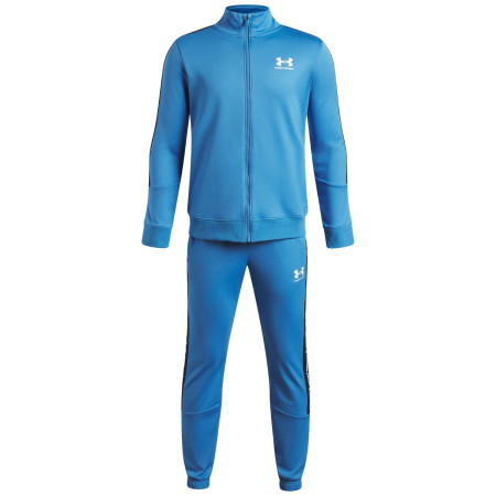 Chándal Under Armour UA B Icon Knit Tracksuit Aegean Blue azul Aegean Blue / / White