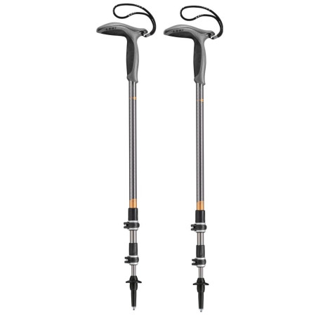 Bastones de senderismo Leki Poles Wanderfreund Makalu negro gunmetal-copper