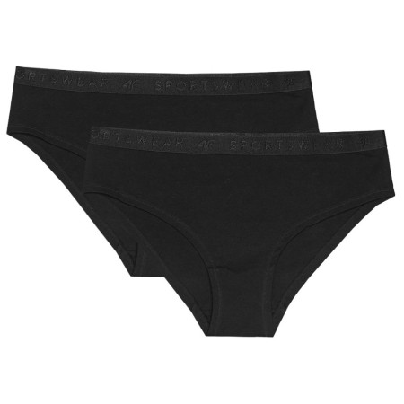Bragas de mujer 4F Panties F017 (2Pack) negro Black