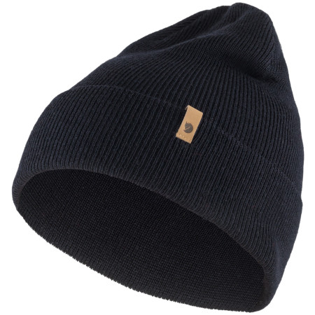 Gorro de invierno Fjällräven Classic Knit Hat azul oscuro Dark Navy