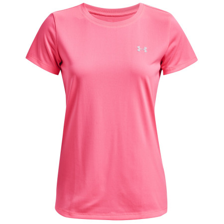 Camiseta de mujer Under Armour Tech SSC - Solid rosa Pink Punk / / Metallic Silver