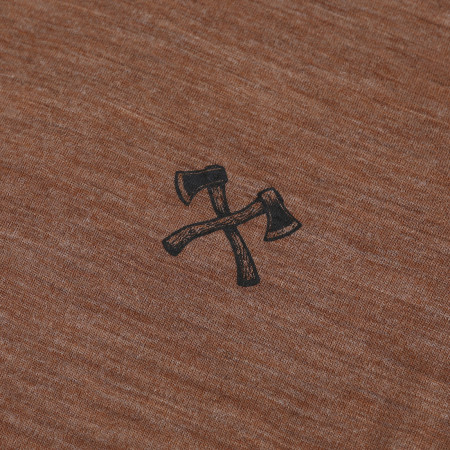 Camiseta de hombre Zulu Merino Timber 160 Short Comfy