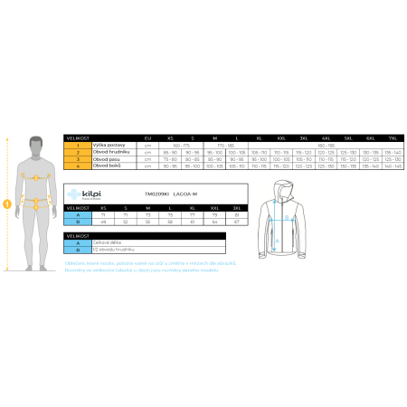 Sudadera de hombre Kilpi Lagoa-M