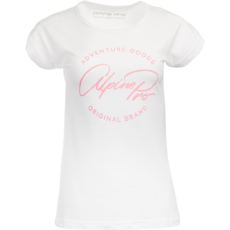 Camiseta de mujer Alpine Pro Dafka blanco