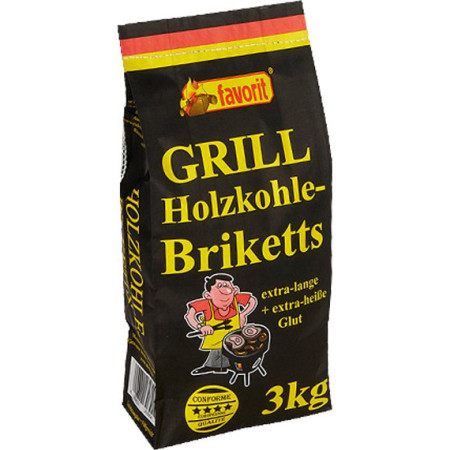 Briquetas para barbacoa Favorit Favorit 3 kg