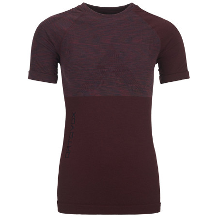 Camiseta de mujer Ortovox Competition Short Sleeve W burdeos Darkwineblend