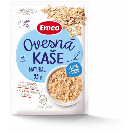 Gachas Emco Gachas de avena natural -30% de azúcar 55g
