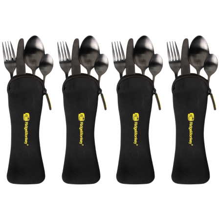 Juego de cubiertos Ridge Monkey DLX Cutlery Set Four Pack