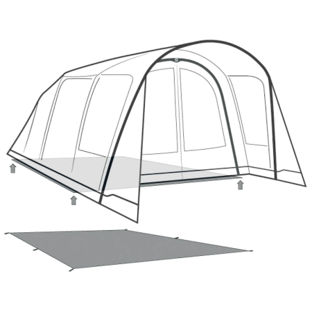 Suelo debajo de tienda de campaña Outwell Footprint Flagstaff / Nashville / Monterey 5 Air