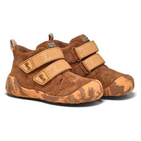 Dětské barefoot boty Affenzahn Prewalker Lowboot Leather Talky Affenzahn marrón Affenzahn