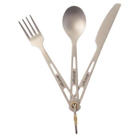 Cubierto Vango Titanium Cutlery Set plata Titanium