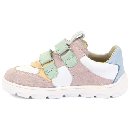 Zapatillas para niños Froddo Barefoot zeru spring White/Pink