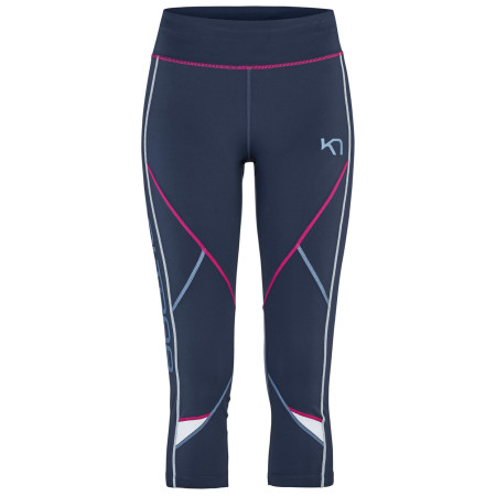 Mallas de tres cuartos para mujer Kari Traa Louise 2.0 3/4 Tights azul Royal