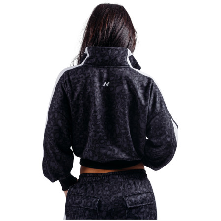 Sudadera de mujer Nebbia Half-Zip Leopard Sweatshirt Primal