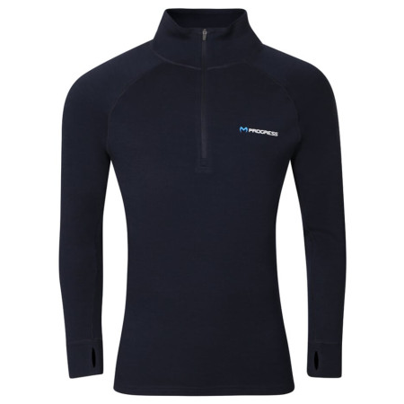 Sudadera funcional de hombre Progress MT TRZ 250 negro/azul černo-modrá