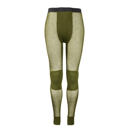 Calzoncillos de hombre Brynje of Norway Tactical Wool Thermo Longs verde Olive Green