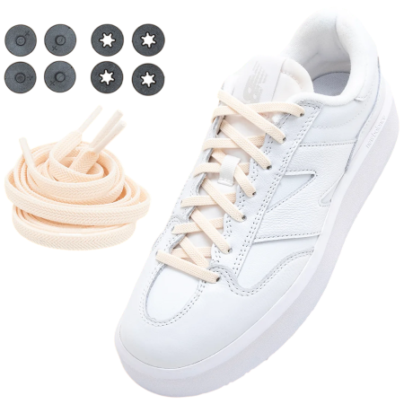 Cordones Lock Laces Flat beige Flat Cream