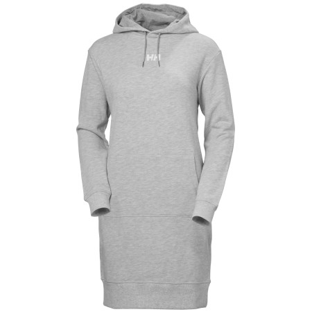 Vestido de mujer Helly Hansen W Active Hoodie Dress gris 949 Grey Melange