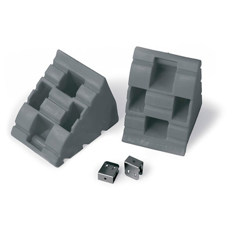 Cuñas de bloqueo Fiamma Chock Level gris