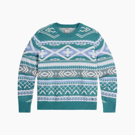 Jersey de mujer Royal Robins W Westlands Pullover azul/blanco Mineral Htr Acacia Pt
