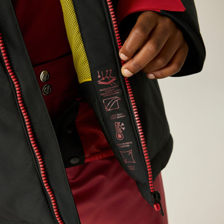 Chaqueta para niños Dare 2b Cheery Jacket Blck/DngrRed