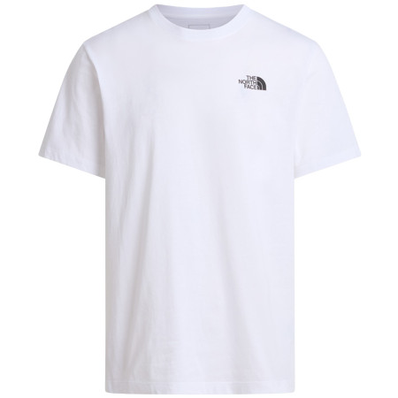 Camiseta de hombre The North Face M Evolution Box Nse Regular Short Sleeve blanco/negro TNF WHITE