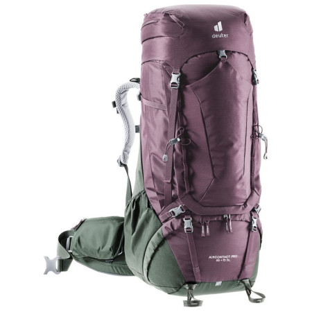Mochila de mujer Deuter Aircontact PRO 65+15 SL violeta AubergineIvy