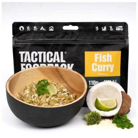 Comida deshidratada Tactical Foodpack Fish Curry and Rice