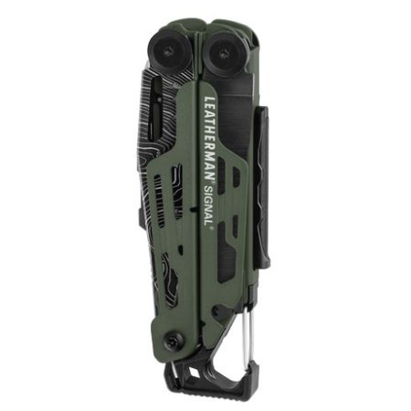 Cuchillo multiuso Leatherman Signal Green Topo