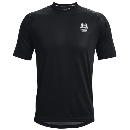 Camiseta de hombre Under Armour Armourprint SS negro Black / / Halo Gray