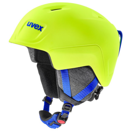 Casco de esquí para niños Uvex Manic Pro amarillo/azul NeonYellow