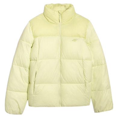 Chaqueta de mujer 4F Down Jacket F581 verde claro LIGHT GREEN