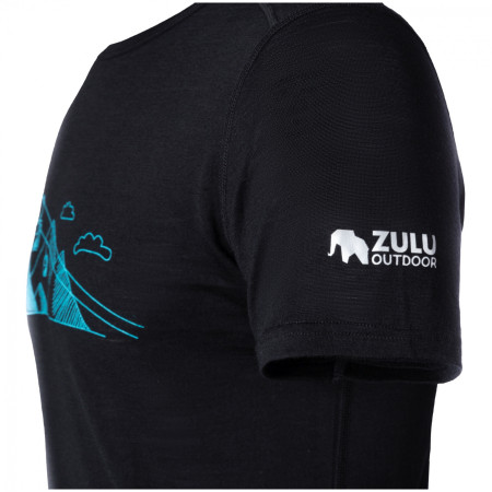 Camiseta de hombre Zulu Merino 160 Short Cabelway Comfy