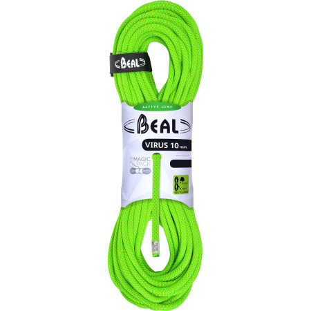 Cuerda de escalada Beal Virus 10 mm (60 m) verde SolidGreen