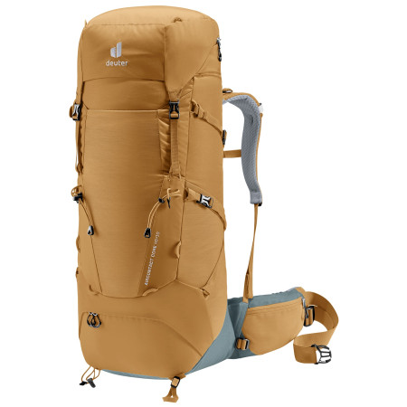 Mochila de senderismo Deuter Aircontact Core 40+10 2023 amarillo almond-teal