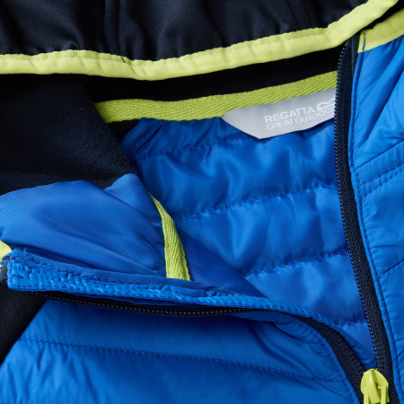 Chaqueta para niños Regatta Junior Andreson Hybrid Nvy/OlympBlu