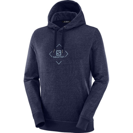 Sudadera de hombre Salomon Shift Hoodie M azul Nightish