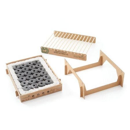 Barbacoa de carbón vegetal CasusGrill Parrilla ecológica