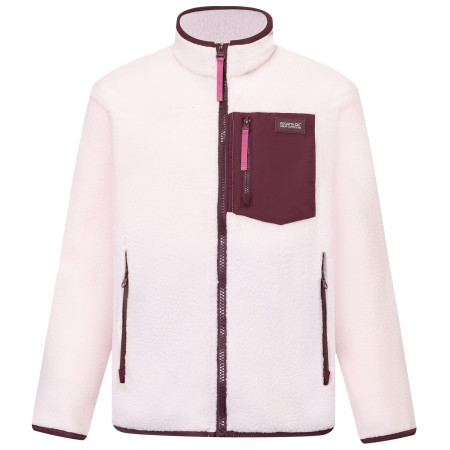 Sudadera funcional para niños Regatta Junior Frankie Warm Fleece Pink Haze/Fig rosa claro Pink Haze/Fig