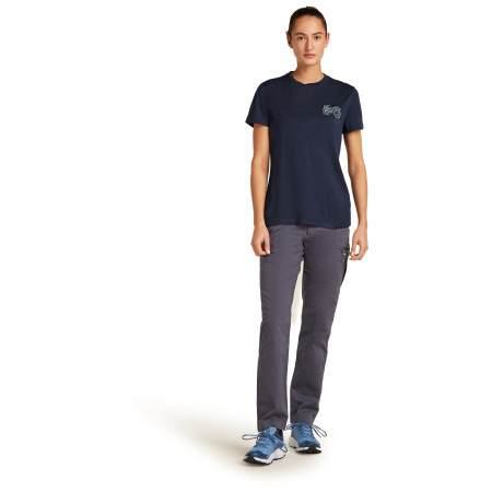 Camiseta funcional de mujer Icebreaker W Mer 150 Tech Lite SS Tee Adventure Rid