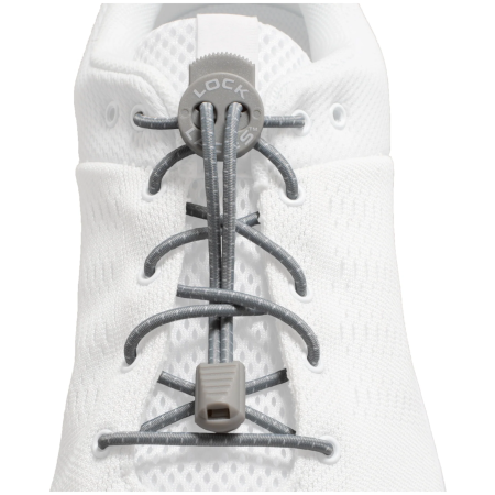 Cordones Lock Laces Original gris Cool Gray