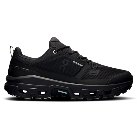 Calzado de senderismo para hombre On Running Cloudrock Low WP negro Black/Black