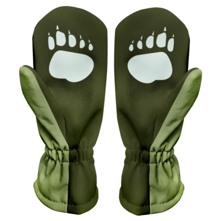 Guantes softshell para niños WAMU Khaki