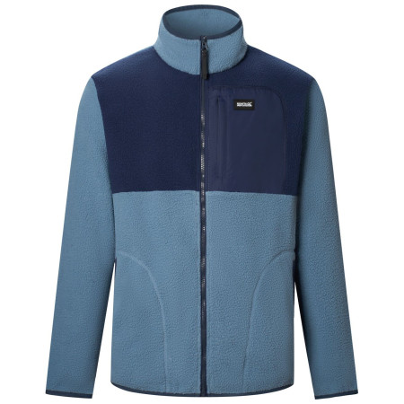 Sudadera funcional de hombre Regatta Frankie Borg Colour Block gris/azul GryMirge/Nvy